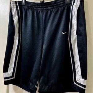 Nike Black and Gray Basketball Sports Shorts